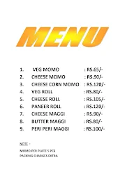 Momowala menu 1