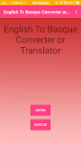 English To Basque Converter or Translato