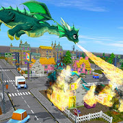 Flying Dragon Simulator Fire Attack  Icon