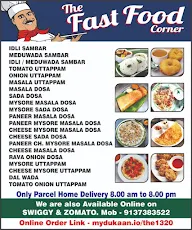 The Fast Food Corner menu 1