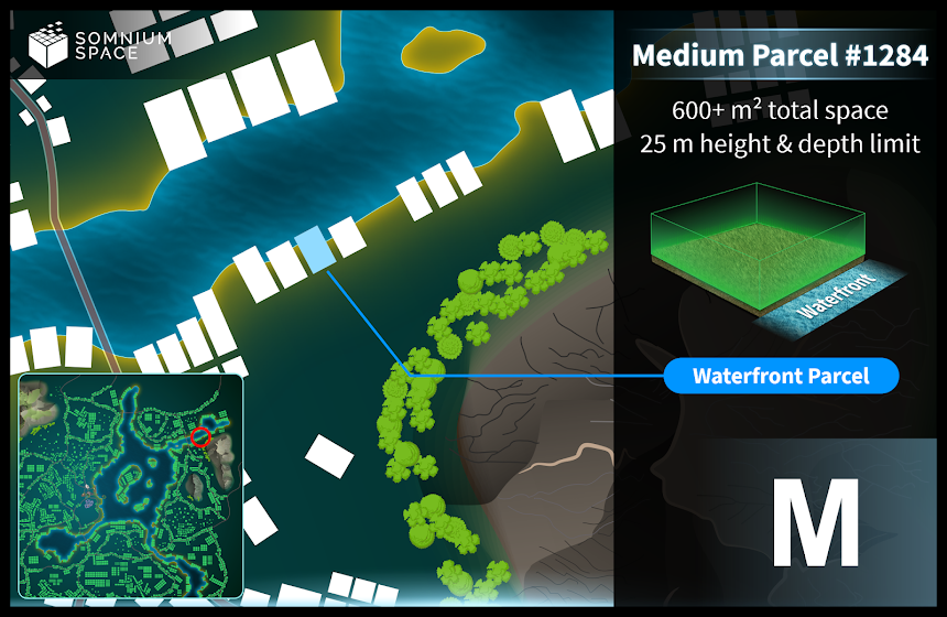 Medium #1284 (M) parcel in Somnium Space