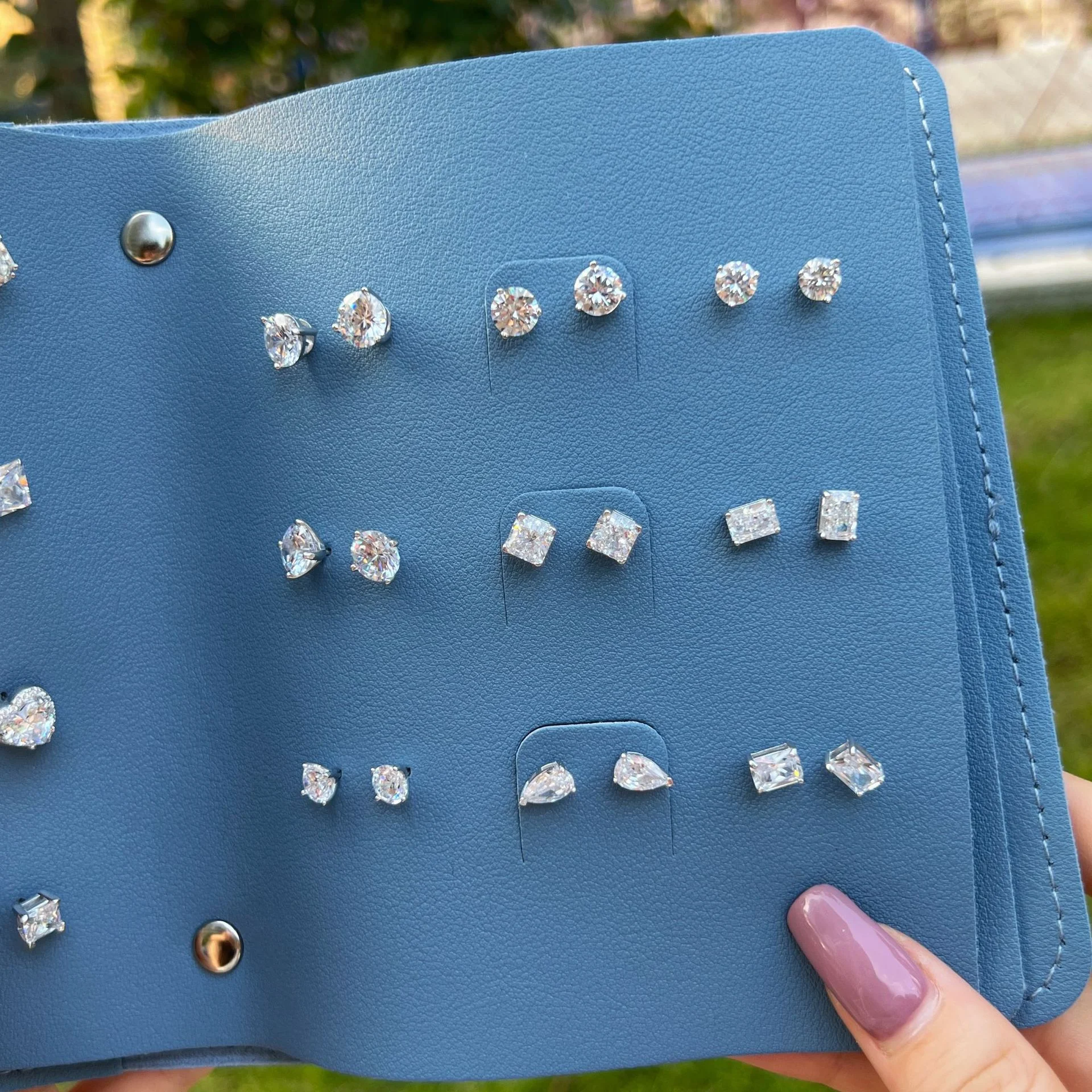 Title 3, S925 Sterling Zilver Zirkonia Enkele Strass Oor...