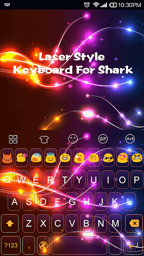 Emoji Keyboard-Laser Style