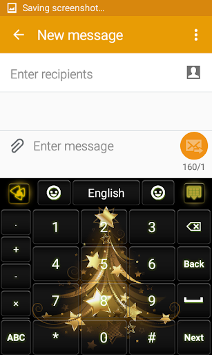 免費下載個人化APP|Gold Christmas Keyboard app開箱文|APP開箱王