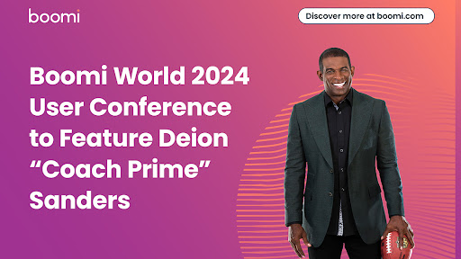 Boomi World 2024 User Conference to Feature Deion “Coach Prime” Sanders (Graphic: Business Wire)