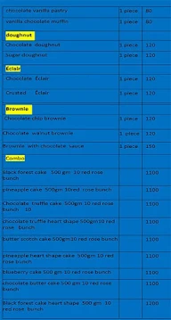 Cakes Sarovar menu 2