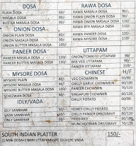 Madras Cafe - By Delhi 6 menu 3