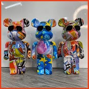 Loa Bluetooth B5+ Hình Gấu Bearbrick Kaws B5 Plus, Âm Thanh Sống Động, Nghe Nhạc Cực Hay Bảo Hành 12 Tháng