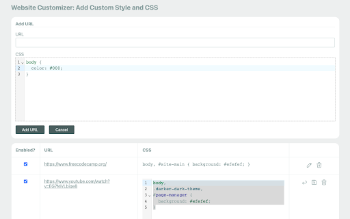 Website Customizer: Add Custom Style and CSS