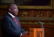 President Cyril Ramaphosa addressed Britain's MPs on Tuesday. 