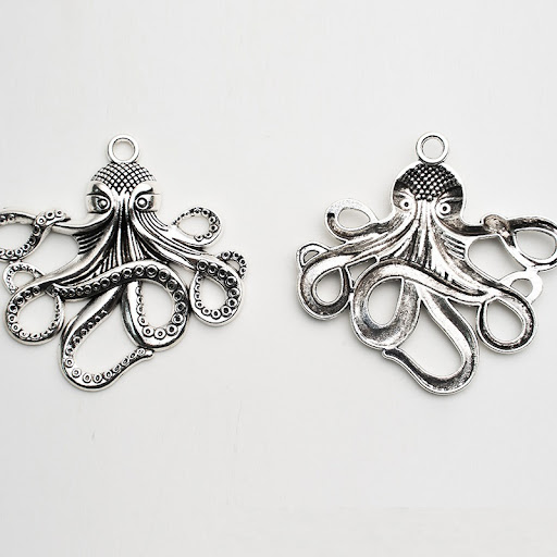 Title 4, DIY Retro Zinc Alloy Marine Animal Single Hange...