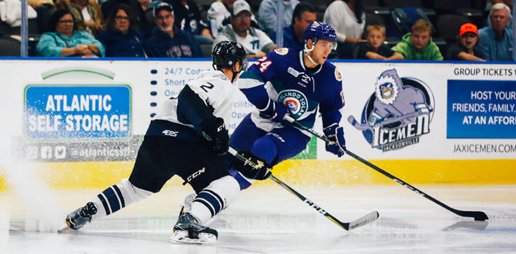 Ice Hockey game at the Amway Center