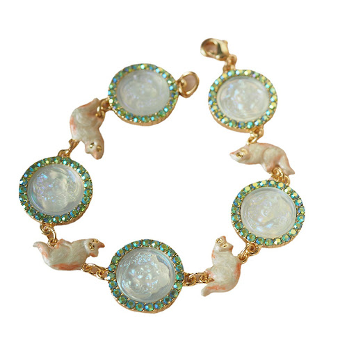 Title 1, Relief Sleeping Angel Vintage Bracelet Promotes...