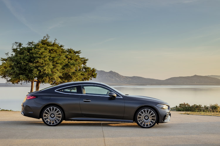 The CLE Coupé is larger than the outgoing C-Class Coupé. It's also flatter and longer than the E-Class Coupé.