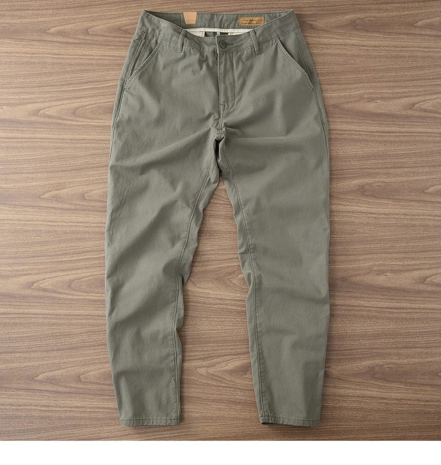 Muške Ležerne Pantalone od Kepera, Pamučne, Osnovni Labav Kroj, Ravne Nogavice, Duge, Idealne za Svaki Dan, Udobne i Moderne.