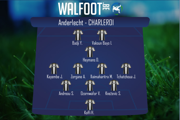 Composition Charleroi | Anderlecht - Charleroi (03/04/2022)