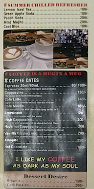 Cyclist Cafe menu 2