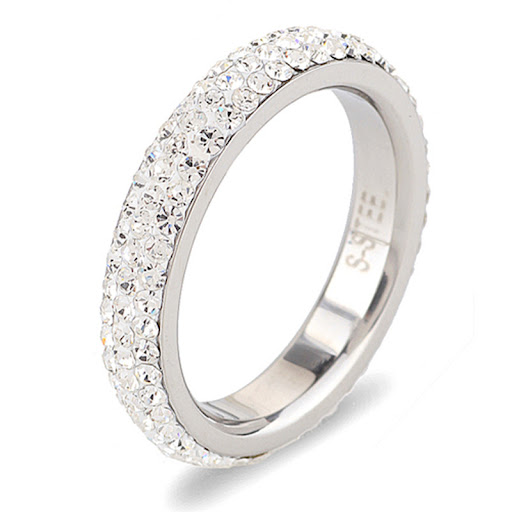 Title 7, Personalized Couple Stainless Steel and Diamond...