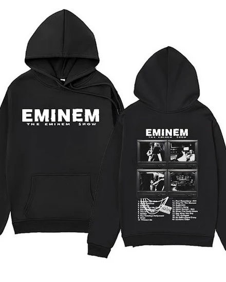 Rapper Eminem Music Album Hoodies World Tour Gift for Fan... - 0