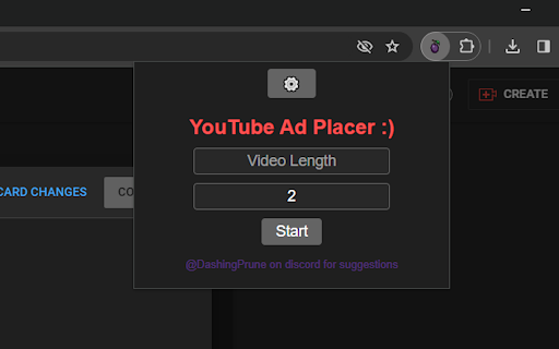 YouTube Ad Placer