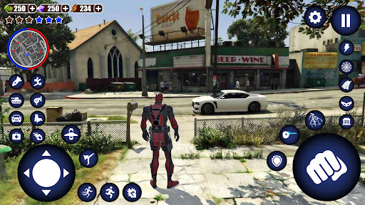 Screenshot Miami Rope Hero Spider Game 2