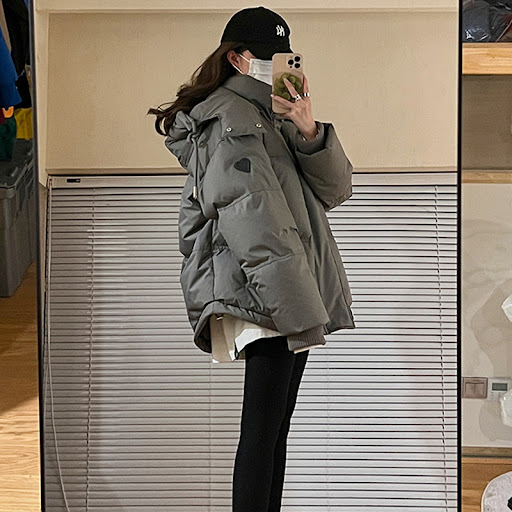 Title 4, Winter Female Hearts Short Down Jacket Coat. St...