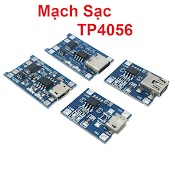 Mô Đun Sạc Pin Lithium Cổng Type - C/Micro/Mini Usb 5V 1A 18650 Tp4056 Chức Năng Bảo Vệ Pin 1A Li - Ion, Mạch Sạc Pin 4.2V