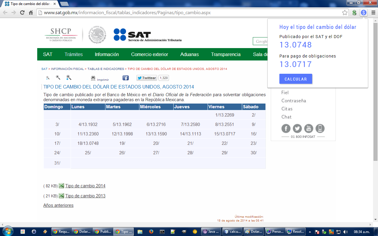 Dolar SAT y DOF Preview image 1