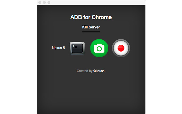 ADB for Chrome chrome extension