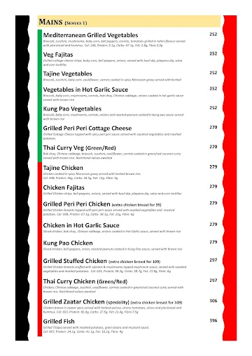 Fitgrub menu 