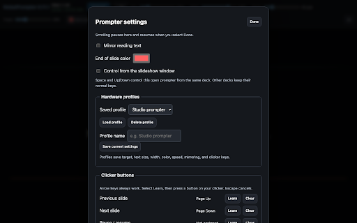 NotesPrompter screenshot 2