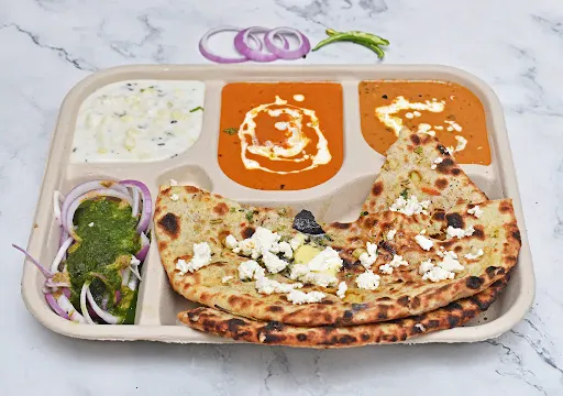 Amritsari Paneer Kulcha Thali