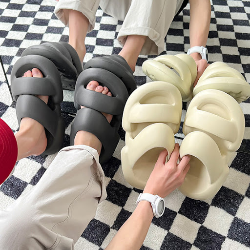Title 5, Womens Pudgy Thick-soled Casual Slippers for u...