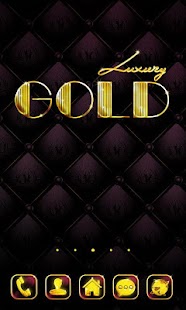 Download Luxury Gold Go Launcher APK for Android