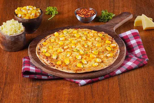 Corn And Cheese Pizza (Thin Crust)