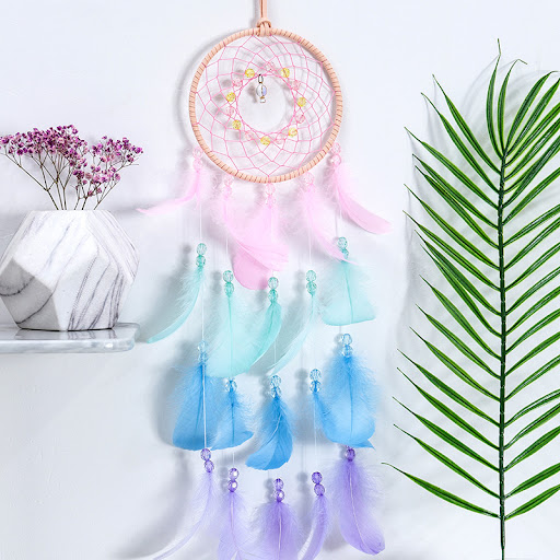 Title 4, Hot air balloon dream catcher, a unique wall de...
