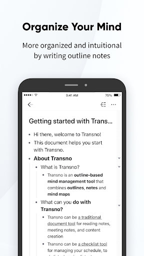 Transno - Outlines, Notes, Min