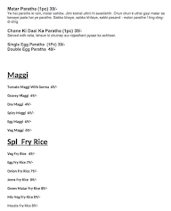 The Hygienic Food menu 5