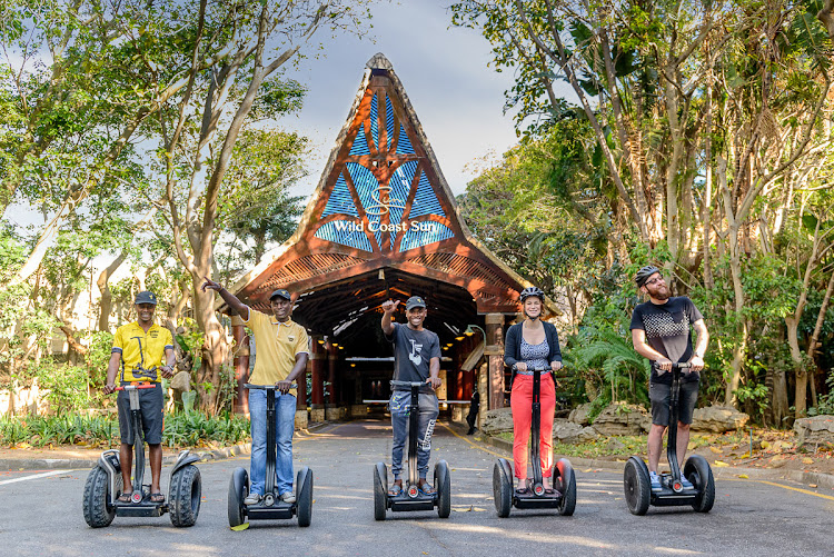 Families can enjoy activities like Segways, quad-biking and cycling.