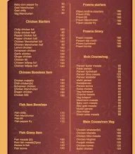 Yes Yes Hotel menu 1