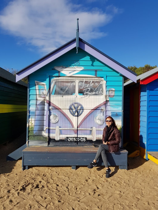 Brighton Beach Bathing Boxes