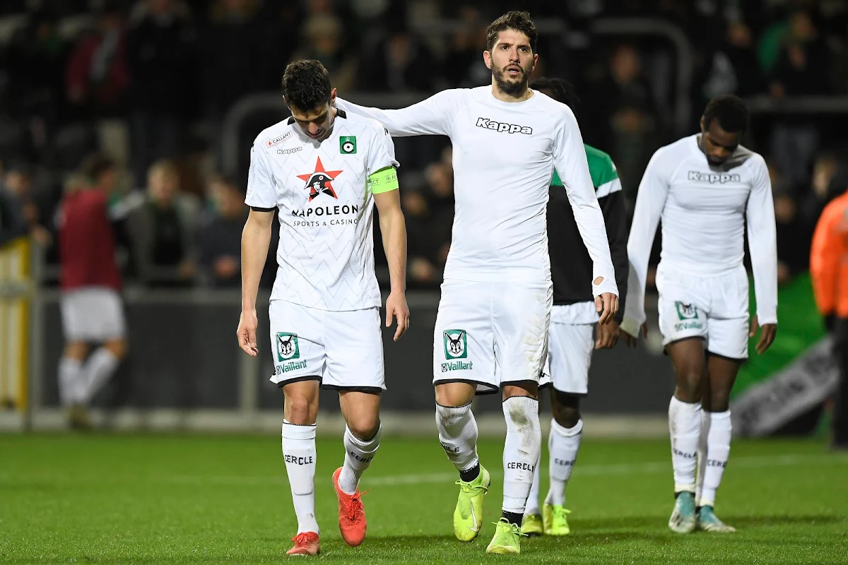 Le Cercle de Bruges dépité : "Nous pensions prendre les trois points avec les supporters présents en masse"