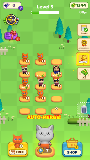 Screenshot Kitties Town: Animal Merge