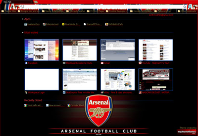 Arsenal Large chrome extension