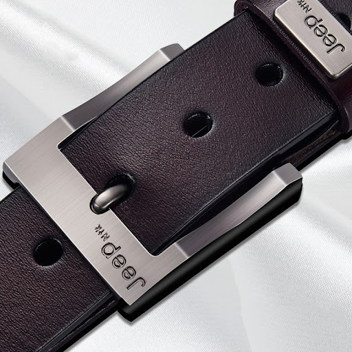 Title 6, Mens leather pin buckle casual belt. Durable a...