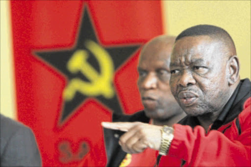 The SACP's Blade Nzimande. PHOTO: ANTONIO MUCHAVE