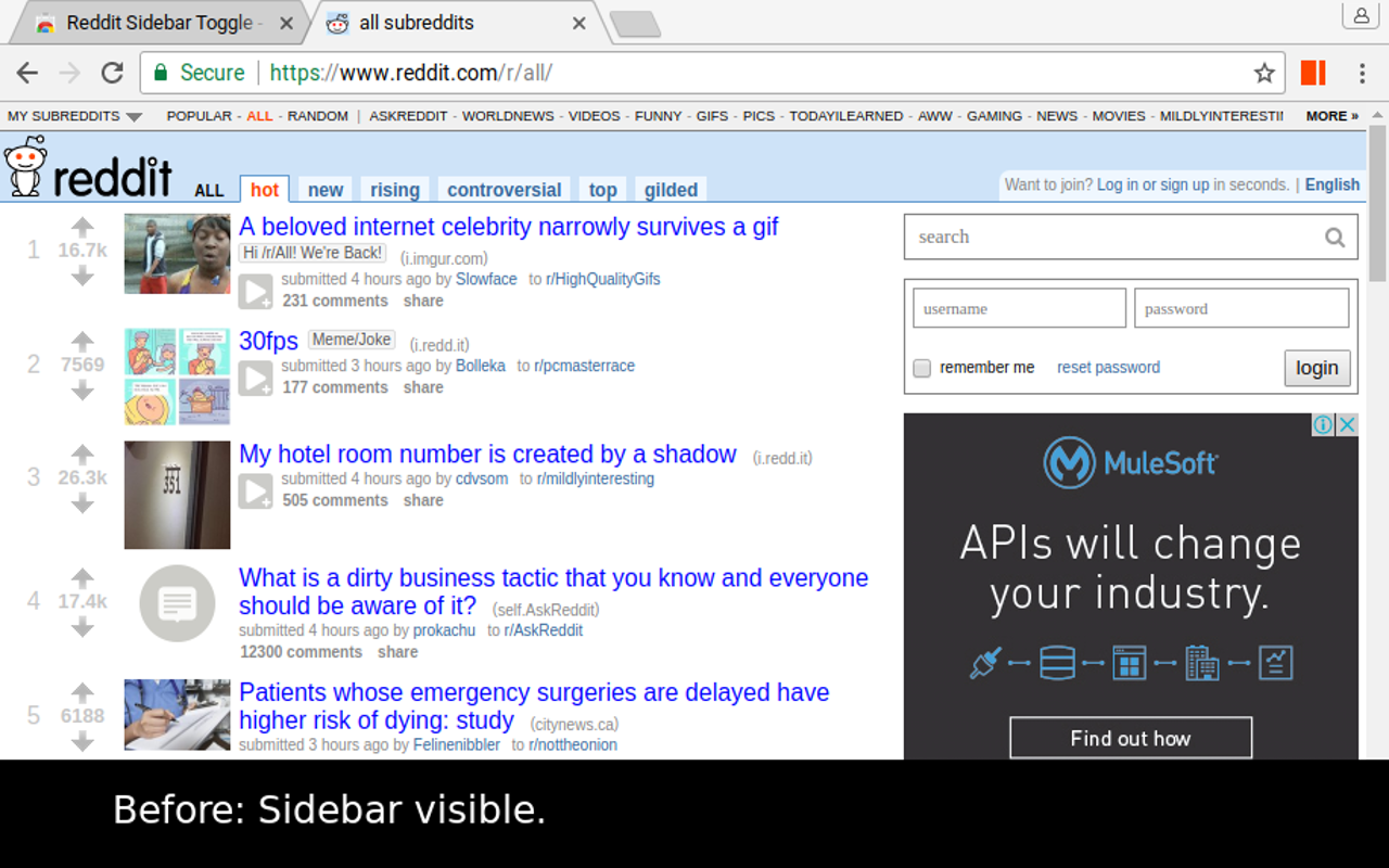 Reddit Sidebar Toggle Preview image 0