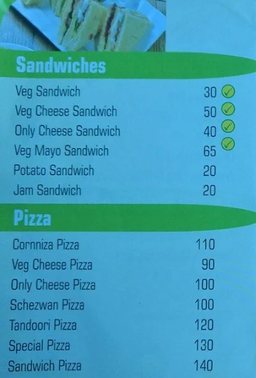 Sandwimania menu 