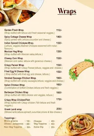 The HillTown menu 1