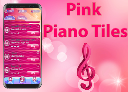 Pink Piano Tiles 2 1.0 APK + Мод (Бесконечные деньги) за Android